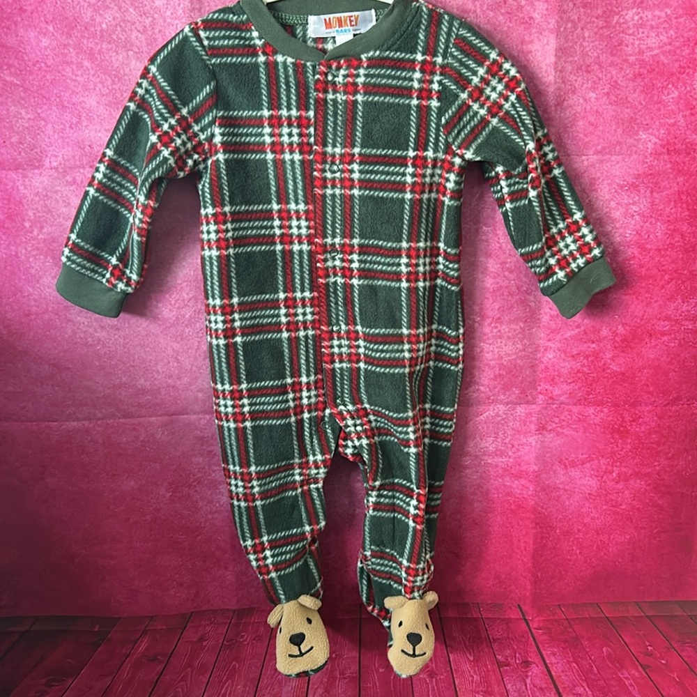 (3 for $15) 3-6 Month Baby Fleece Snap Up Sleeper